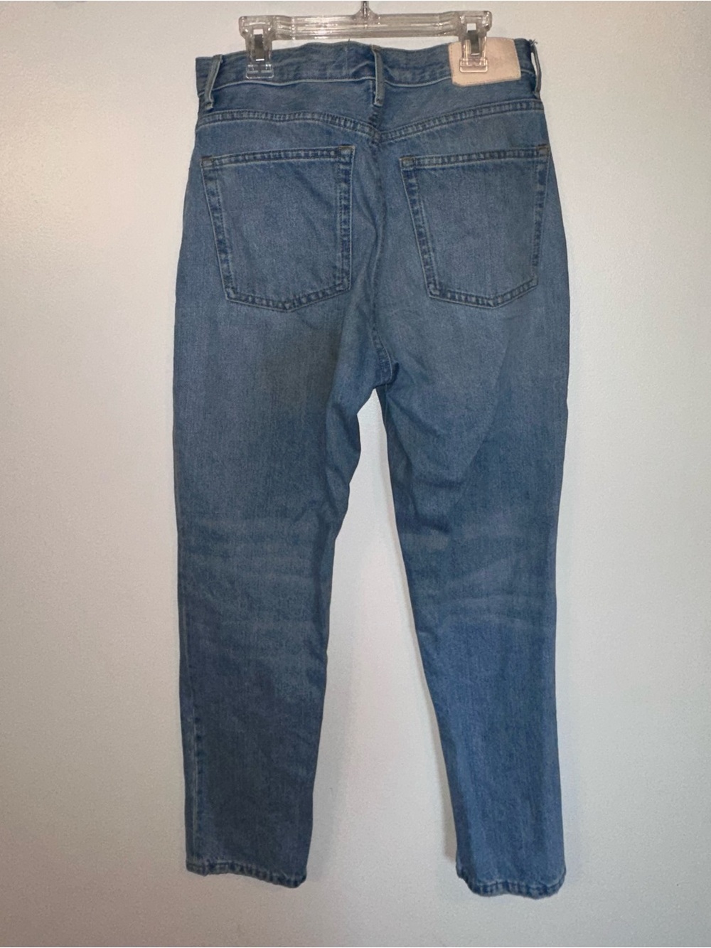 Everlane The Cheeky Jean Straight Leg Crop Light Wash Jean - Picture 3 of 5